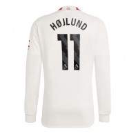 Billiga Manchester United Rasmus Hojlund #11 Tredje fotbollskläder 2023-24 Långärmad
